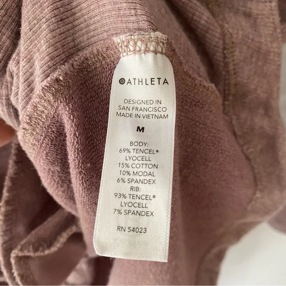 NWOT Athleta dress tunic in Palermo Pink SZ M.  Very soft - Picture 6 of 14